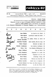 Cahiers-Universitaires-30_1967_Froid-Nord Jean Mabire - Jeannine Mabire Cahiers-Universitaires-30_1967_Froid-Nord